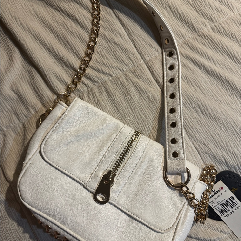 Imoshion White Leather Crossbody Purse, New with Tags (NWT) from Buckle